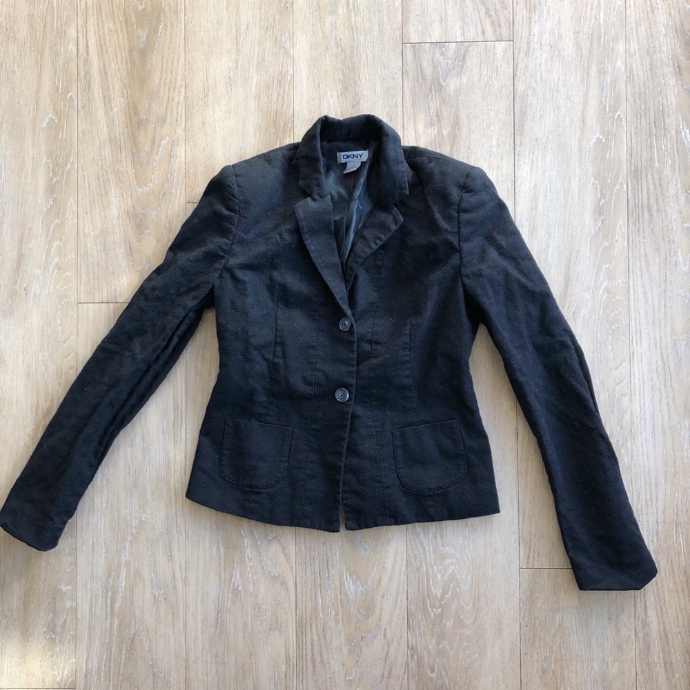 DKNY cotton blazer jacket